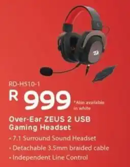 Computer Mania Redragon Over-Ear Zeus 2 USB Gaming Headset offer