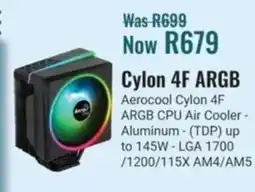 Computer Mania Aerocool Cylon 4F ARGB CPU Air Cooler offer