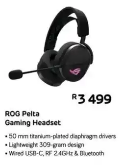 Computer Mania Asus ROG Pelta Gaming Headset offer