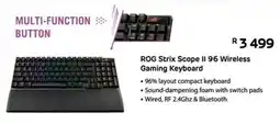 Computer Mania Asus ROG Strix Scope II 96 Wireless Gaming Keyboard offer