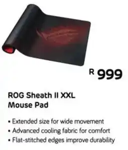 Computer Mania Asus ROG Sheath II XXL Mouse Pad offer