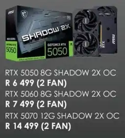 Computer Mania Msi RTX 5050 8G Shadow 2X OC offer