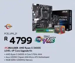 Computer Mania PCBuilder AMD Ryzen 5 3400G Level Up Core Upgrade Kit offer