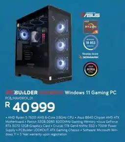 Computer Mania PCBuilder Maverick 01 Windows 11 Gaming PC offer