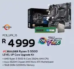 Computer Mania PCBuilder Ryzen 5 5500 Level Up Core Upgrade Kit offer