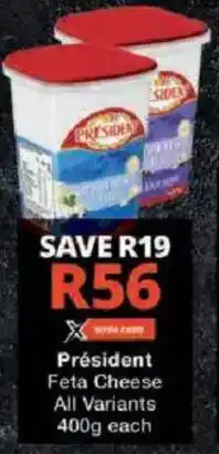 Checkers Hyper Président Feta Cheese All Variants offer