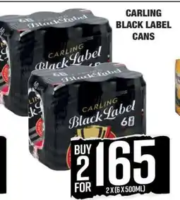 Boxer CARLING Black Label Cans offer