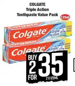 Boxer Colgate Triple Action Toothpaste Value Pack offer