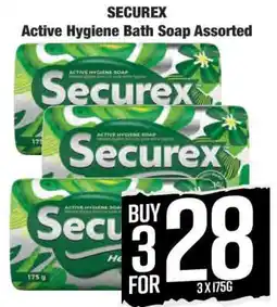 Boxer SECUREX Active Hygiene Bath Soap Assorted offer