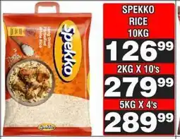 Advance Cash n Carry SPEKKO RICE 10kg offer