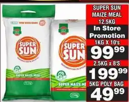 Advance Cash n Carry SUPER SUN MAIZE MEAL 5KG POLY BAG offer