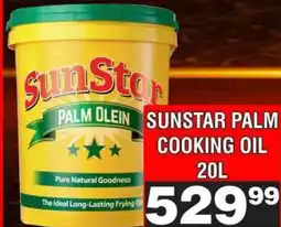 Advance Cash n Carry SUNSTAR PALM COOKING OIL 20L offer