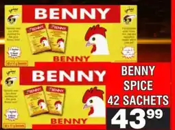 Advance Cash n Carry BENNY SPICE 42 SACHETS offer