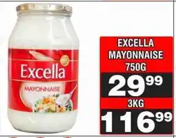 Advance Cash n Carry EXCELLA MAYONNAISE 750g offer