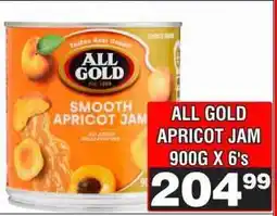 Advance Cash n Carry ALL GOLD APRICOT JAM 900G X 6's offer