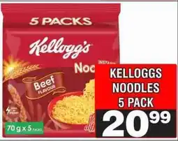 Advance Cash n Carry KELLOGGS NOODLES 5 PACK offer