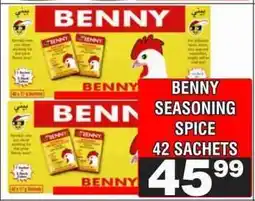 Advance Cash n Carry BENNY SEASONING SPICE 42 SACHETS offer