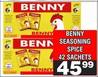 Advance Cash n Carry BENNY SEASONING SPICE 42 SACHETS offer
