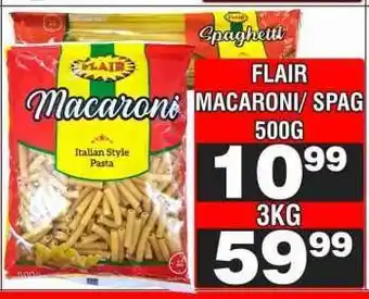 Advance Cash n Carry FLAIR MACARONI/ SPAG 500G offer