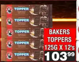 Advance Cash n Carry BAKERS TOPPERS 125G X 12's offer