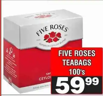 Advance Cash n Carry FIVE ROSES TEABAGS 100's offer