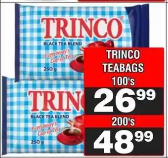 TRINCO TEABAGS 100's