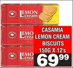 Advance Cash n Carry CASAMIA LEMON CREAM BISCUITS offer