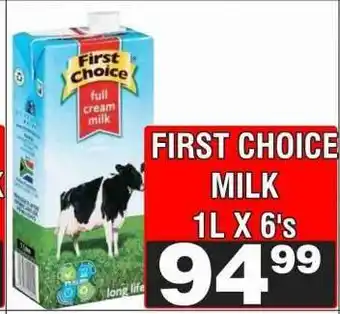 Advance Cash n Carry FIRST CHOICE MILK 1L X 6's offer