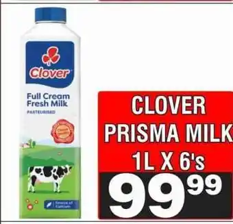 Advance Cash n Carry CLOVER PRISMA MILK 1L X 6's offer