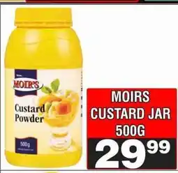 Advance Cash n Carry MOIRS CUSTARD JAR 500G offer