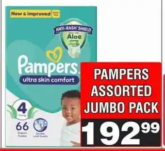 Advance Cash n Carry PAMPERS ASSORTED JUMBO PACK offer