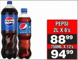 Advance Cash n Carry PEPSI 2L X 6's offer