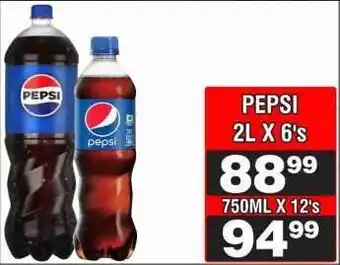 Advance Cash n Carry PEPSI 2L X 6's offer