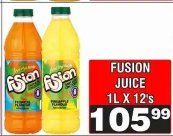 Advance Cash n Carry FUSION JUICE 1L X 12's offer