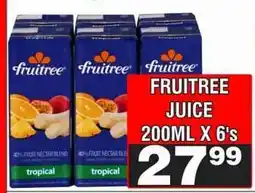 Advance Cash n Carry FRUITREE JUICE 200ML X 6's offer