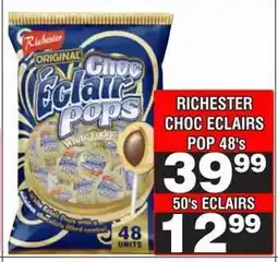 Advance Cash n Carry RICHESTER CHOC ECLAIRS POP 48's offer