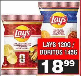 Advance Cash n Carry LAYS 120G / DORITOS 145G offer