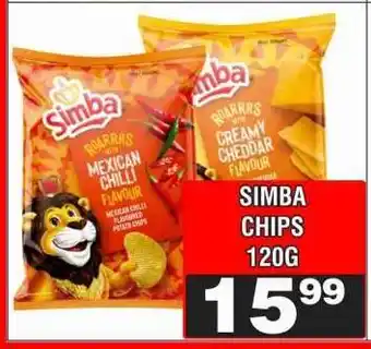 Advance Cash n Carry SIMBA CHIPS 120G offer