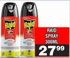 Advance Cash n Carry RAID SPRAY 300ML offer