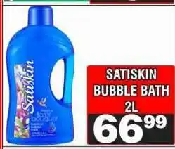 Advance Cash n Carry SATISKIN BUBBLE BATH 2L offer