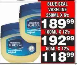 Advance Cash n Carry BLUE SEAL VASELINE 50ML X 12's offer