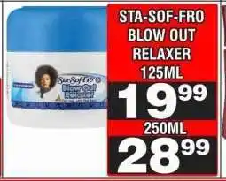 Advance Cash n Carry STA SOF FRO Blow Out Relaxer 125ml offer