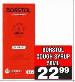 Advance Cash n Carry BORSTOL COUGH SYRUP 50ML offer