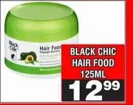 Advance Cash n Carry BLACK CHIC HAIR FOOD 125ML offer