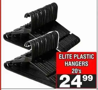 Advance Cash n Carry ELITE PLASTIC HANGERS 20's offer