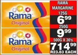 Advance Cash n Carry Rama Margarine 125G offer