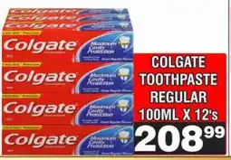 Advance Cash n Carry COLGATE TOOTHPASTE REGULAR 100ML X 12's offer