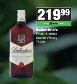 Spar Tops Ballantine's offer