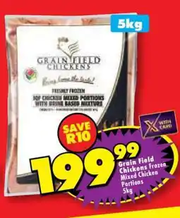 Shoprite GRAIN FIELD CHICKENS FROZEN MIXED CHICKEN PORTIONS 5kg offer