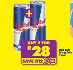 Shoprite Red Bull Energy Drink 250ml offer